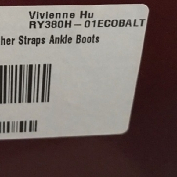 Vivienne Hu Cobalt Blue Patent Gladiator Sandals Sz. 9.5 New Bold Designer Style - Picture 8 of 14